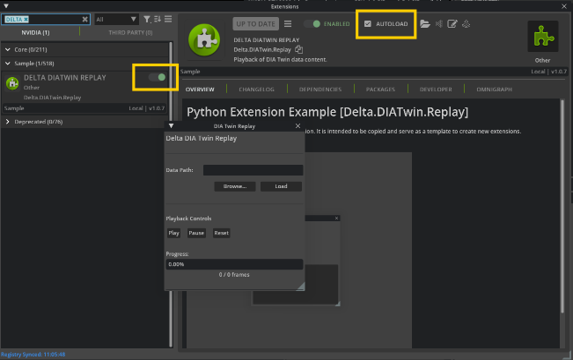 Enable Extension